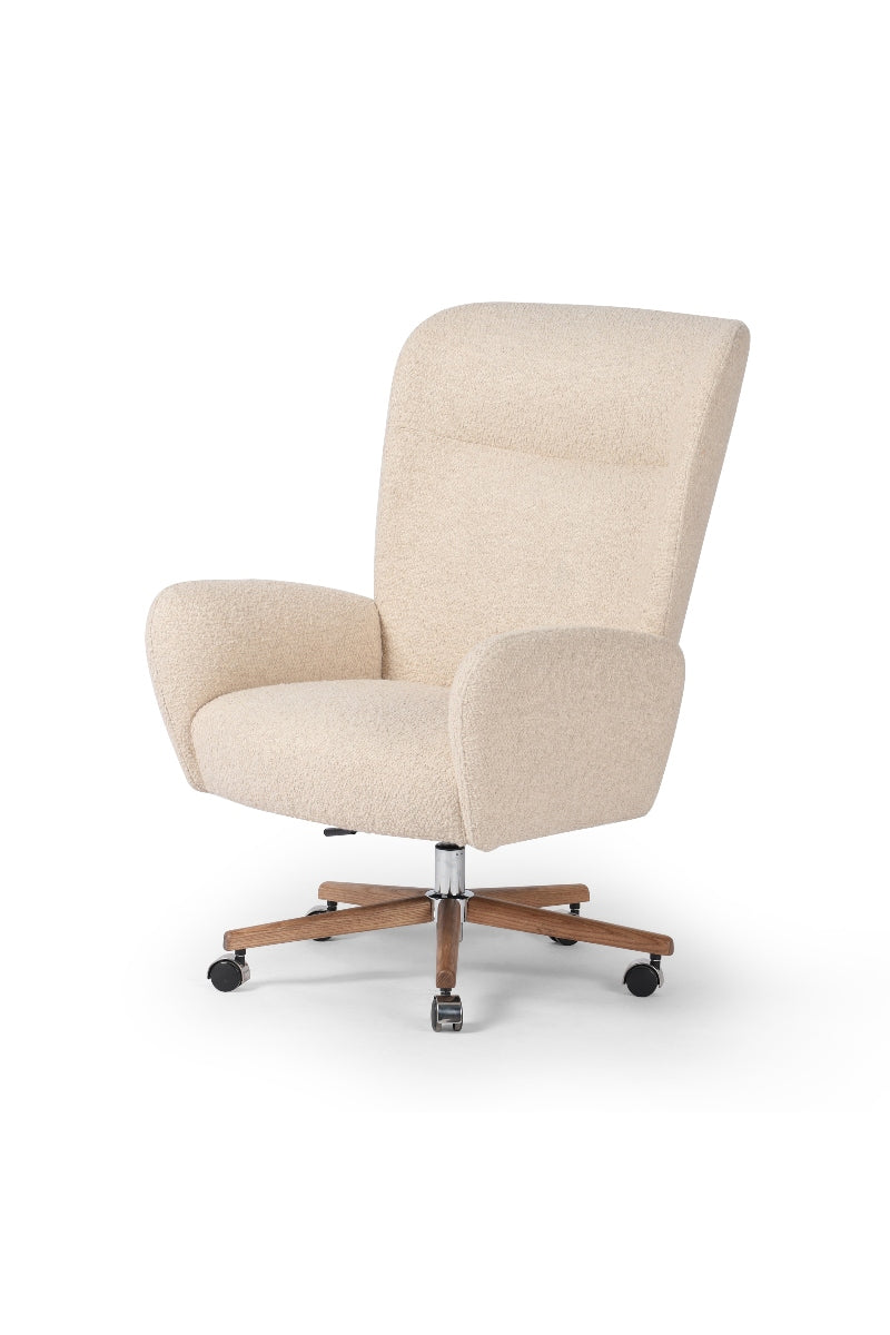 Everett Upholstered Swivel Desk Chair