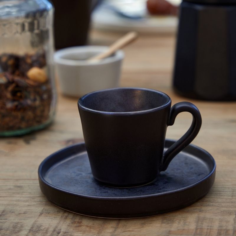 Lagoa Coffee Cups and Saucers by Costa Nova