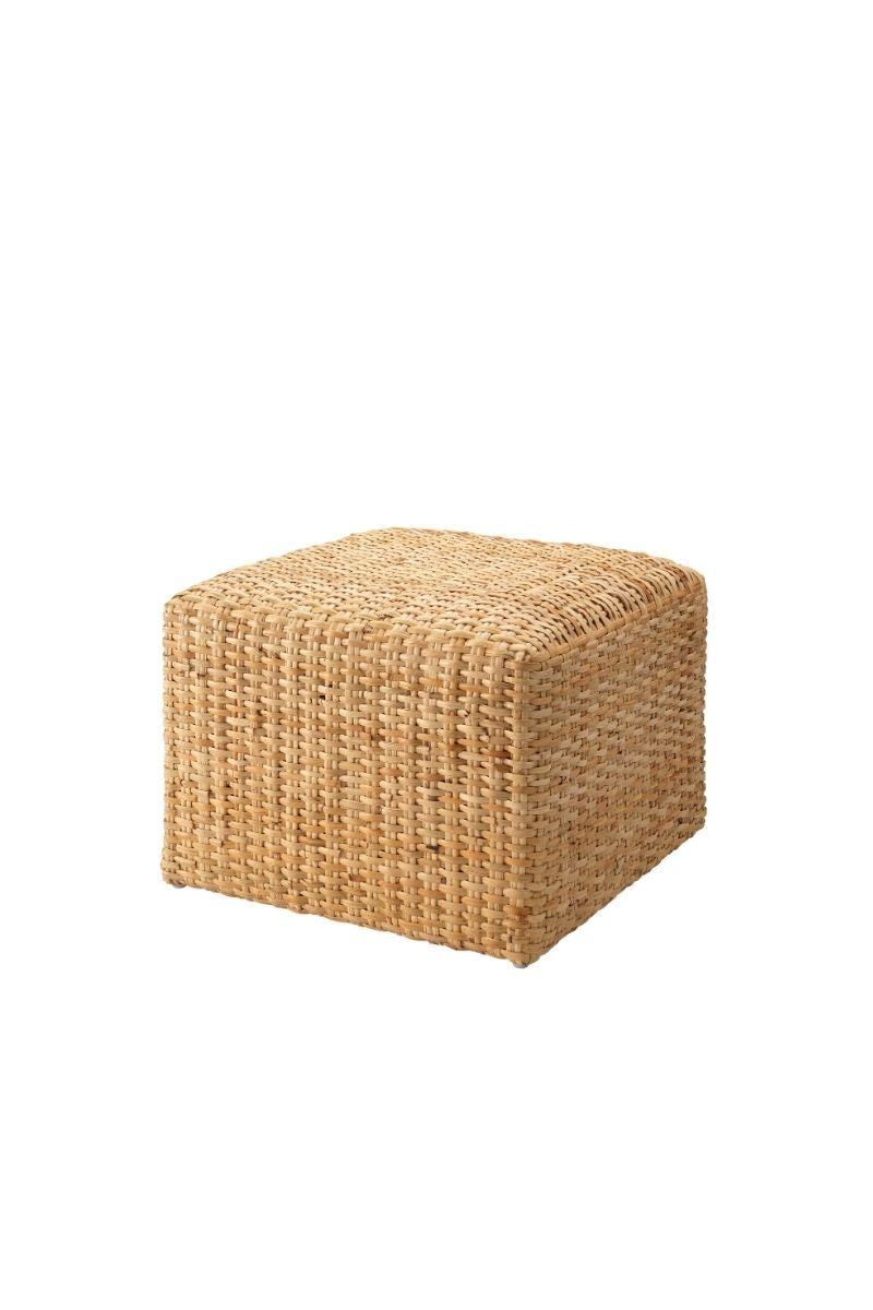 Rattan good ottoman