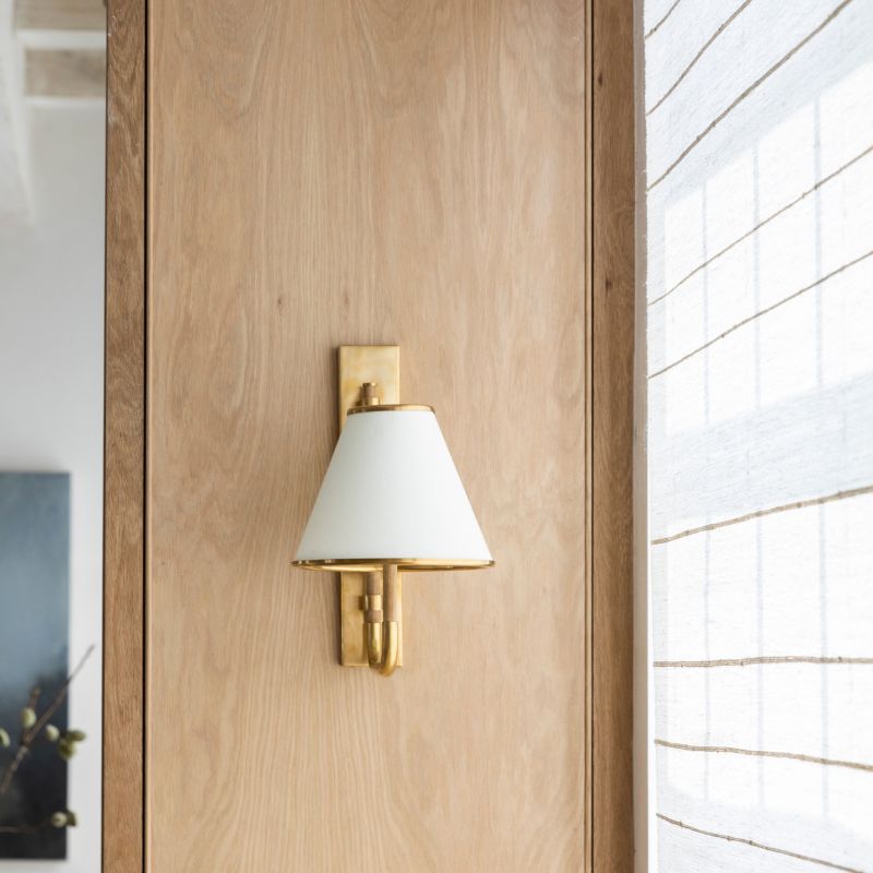 Rigby Small Sconce Soft Brass Lifestyle 1