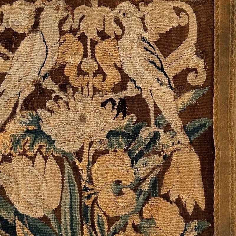 17th C. Antique Tapestry Pillow