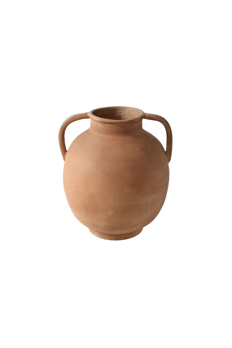 Warm Soil Tone Pottery Vase