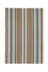 Blue Heron Stripe Handwoven Indoor/Outdoor Rug