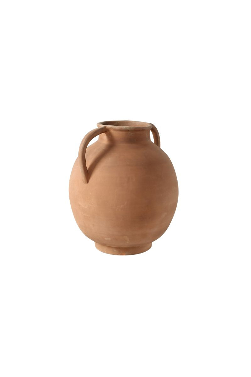 Warm Soil Tone Pottery Vase