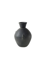 Pottery Vase with Three Decorative Hooks