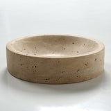 Set of 2 Natural Travertine Stone