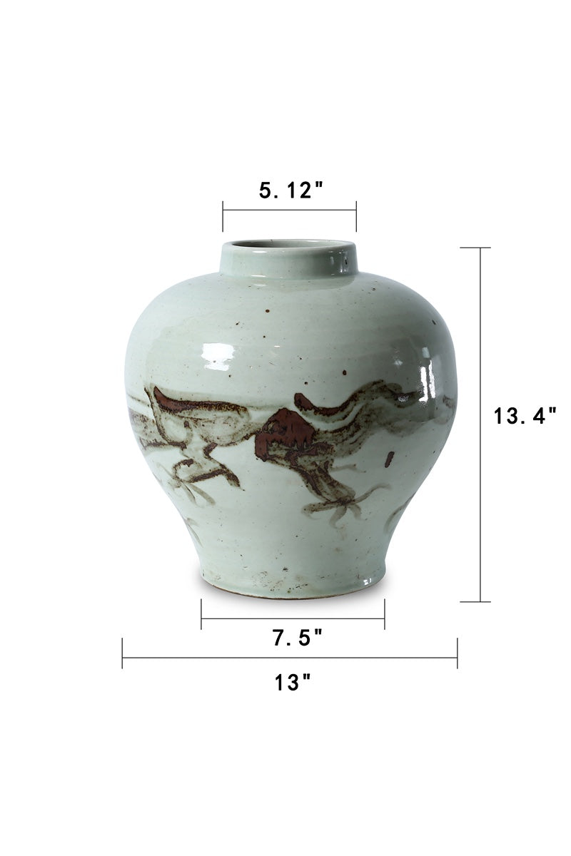 Dragon Motif Vase