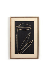 Abstract Botanic Line Drawing By Roseanne Kenny