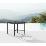 Corsica Side Table Honed Black Marble Lifestyle 1