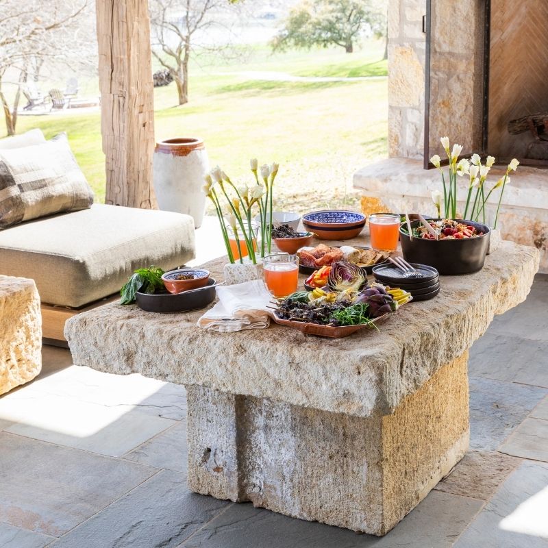 Alentejo Terracotta Octagonal Platter by Casafina