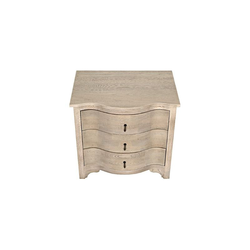 Curved Front Side Table