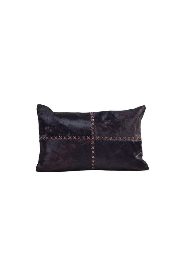 Stitched Cowhide Pillow