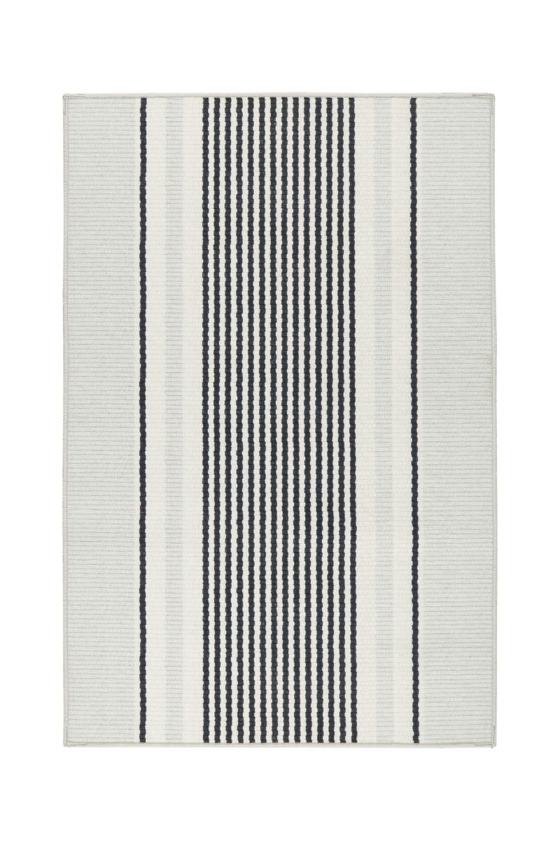 Gunner Stripe Machine Washable Rug