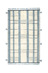 Tory Pewter Blue Hand Knotted Wool Rug