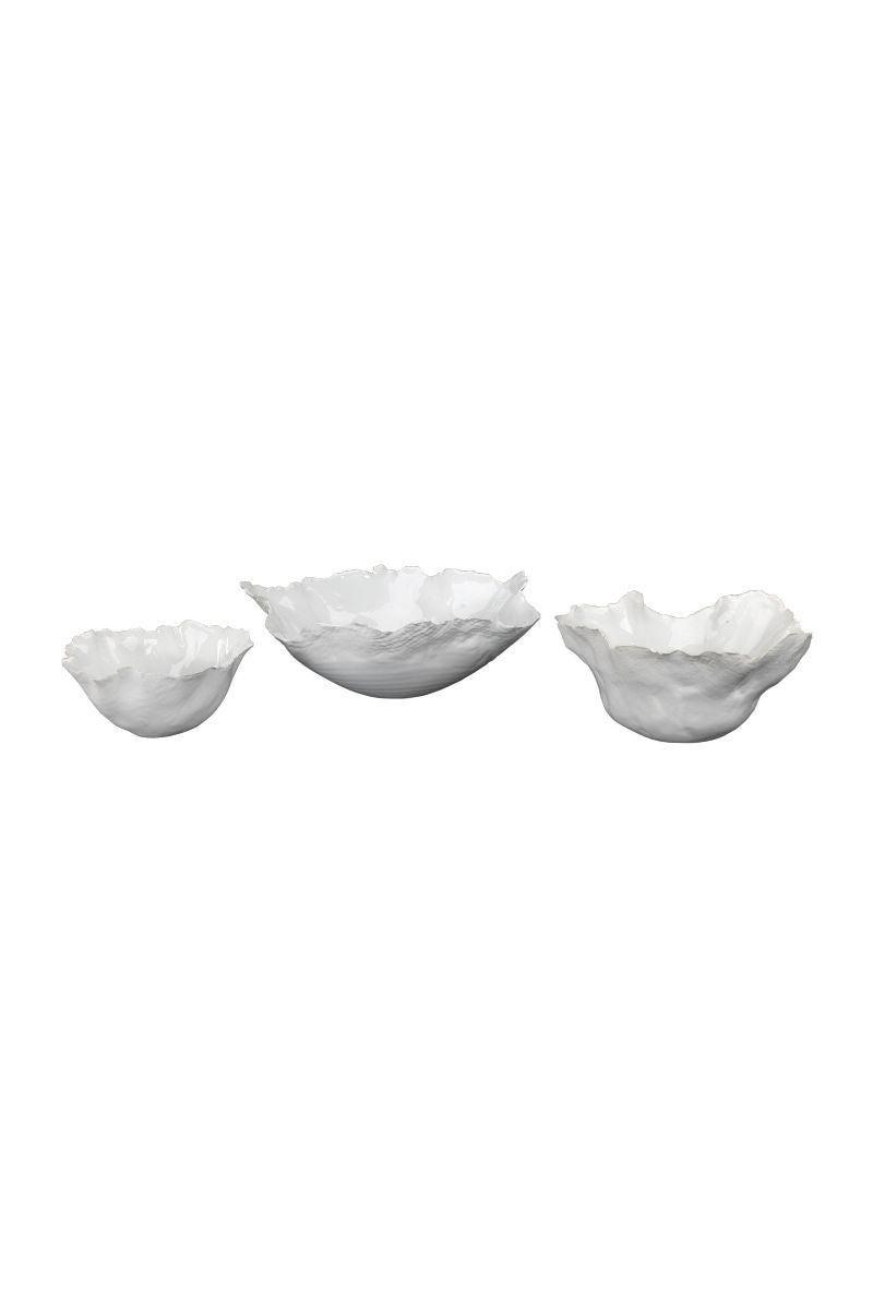 Fleur Ceramic Bowls (set of 3)