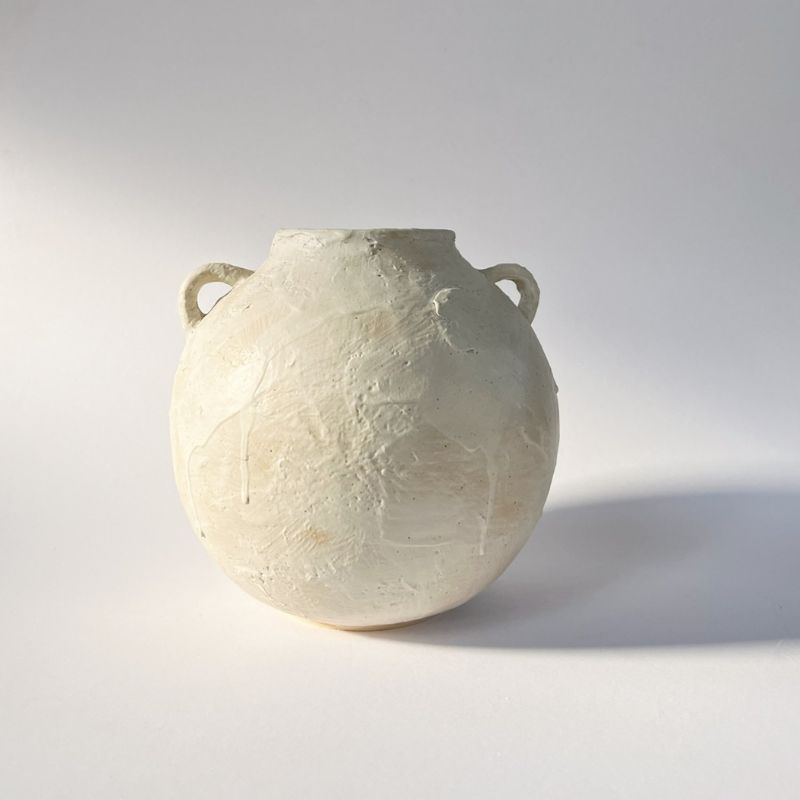 Large Textured Moon Vase Lifestyle 2