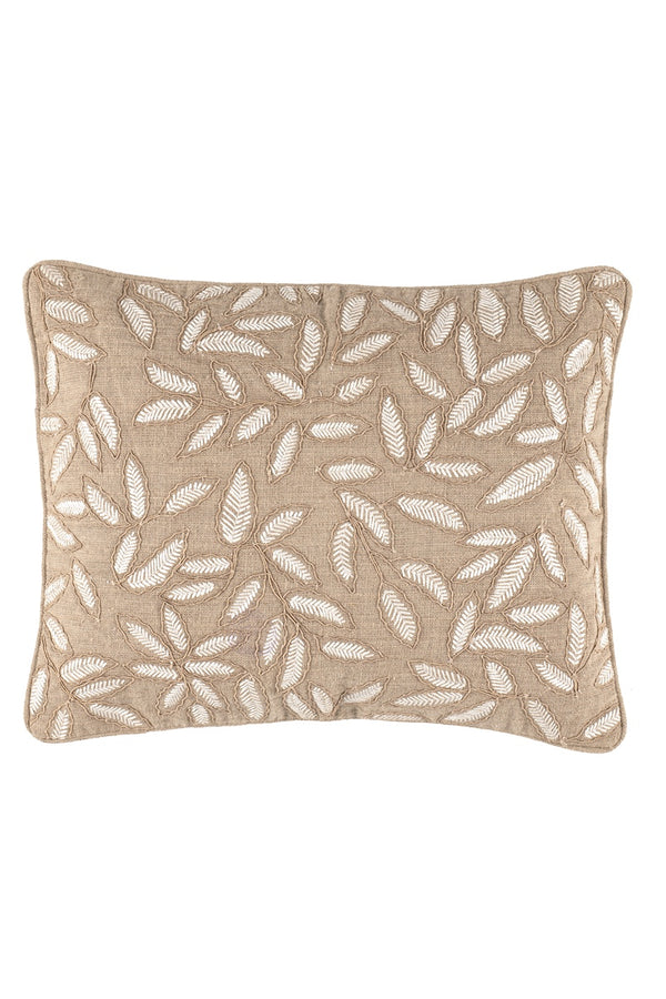 Amelia Embroidered Decorative Pillow