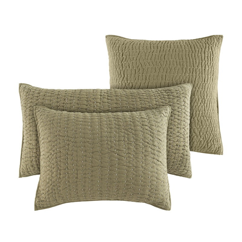 Deepali Kantha Quilted Sham