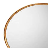 Refined Round Mirror Gold Lifestyle 3