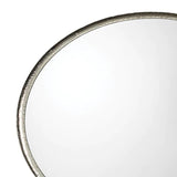 Refined Round Mirror Silver Lifestyle 3