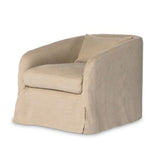 Topanga Slipcover Swivel Chair Lifestyle 3