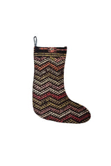 Vintage Turkish Rug Stocking