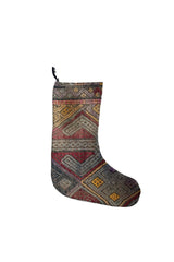Vintage Turkish Rug Stocking