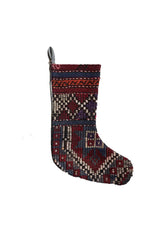 Vintage Turkish Rug Stocking