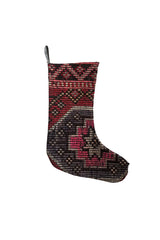 Vintage Turkish Rug Stocking