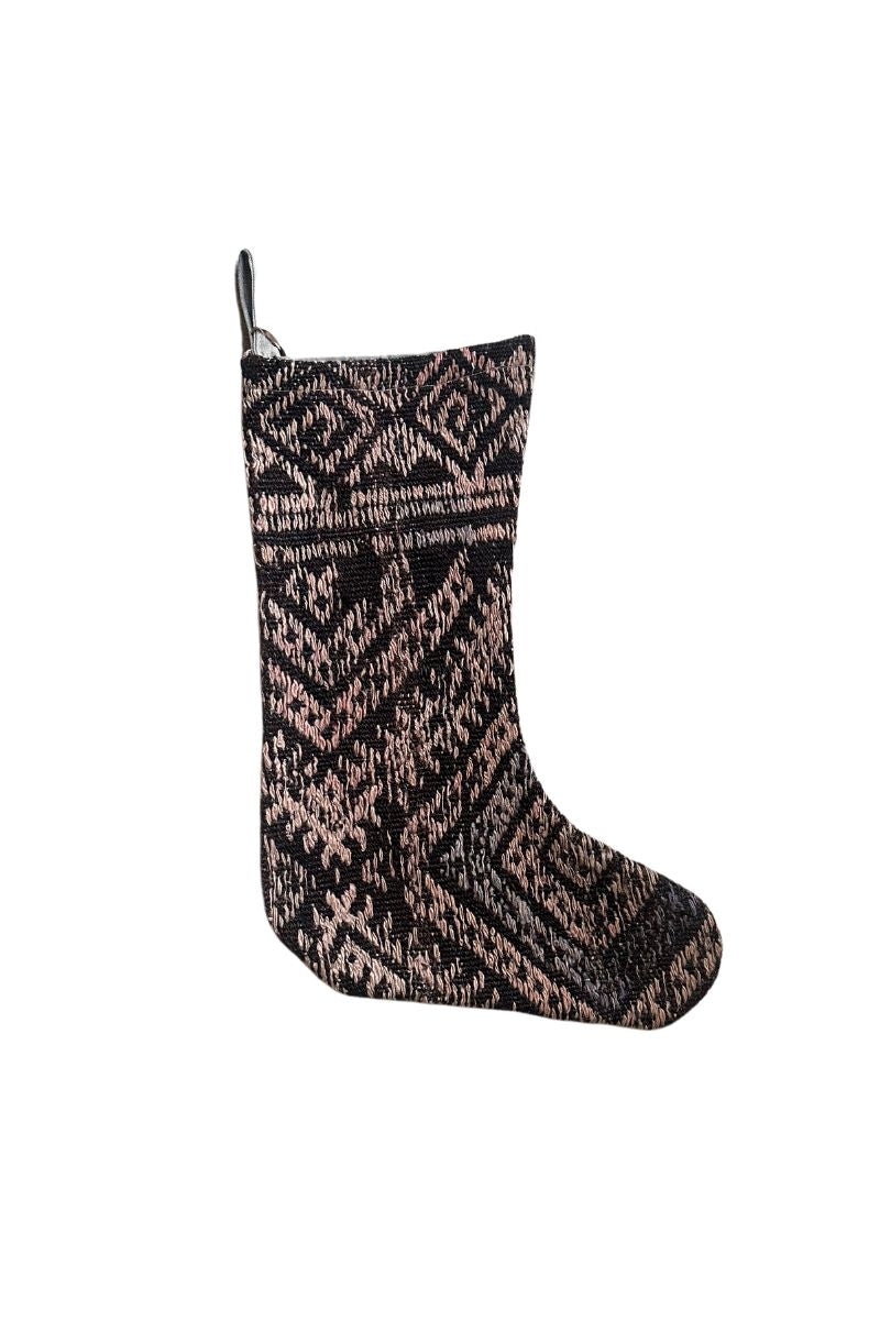 Vintage Turkish Rug Stocking