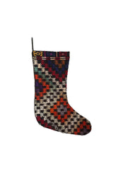 Vintage Turkish Rug Stocking