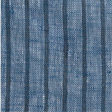 Close-up of blue striped fabric texture