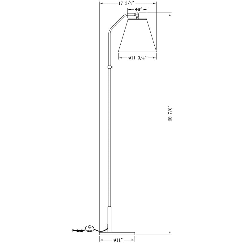Fin Floor Lamp